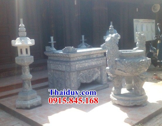 Kích thước 13 bàn thờ đá đẹp bán tại Sơn La