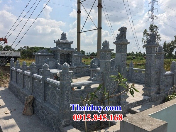 Kích thước 55 nhà mồ mả đá xanh ninh bình tự nhiên đẹp tại Đà Nẵng