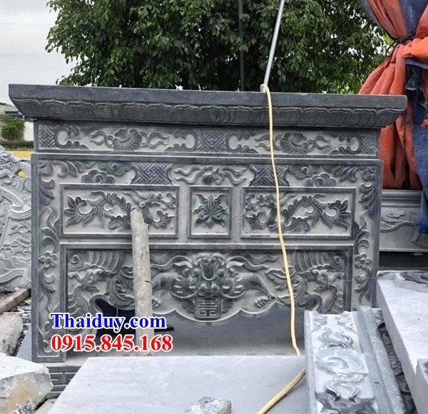 Làm 11 bàn thờ đá ninh bình nguyên khối đẹp nhất  bán tại Yên Bái