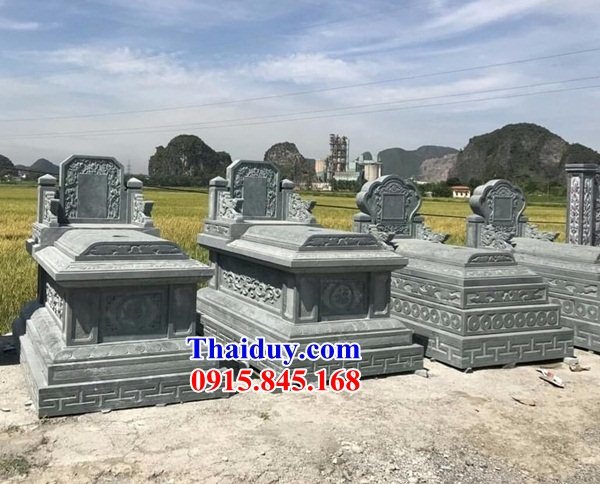 Làm 25 mộ mồ mả bằng đá xanh khối giữ hũ tro cốt tiền giang