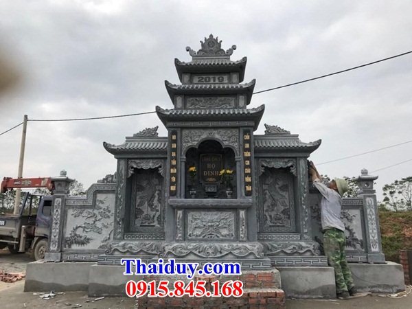 Lăng thờ nghĩa trang đá tự nhiên cao cấp hiện đại đẹp bán tại Quảng Ninh