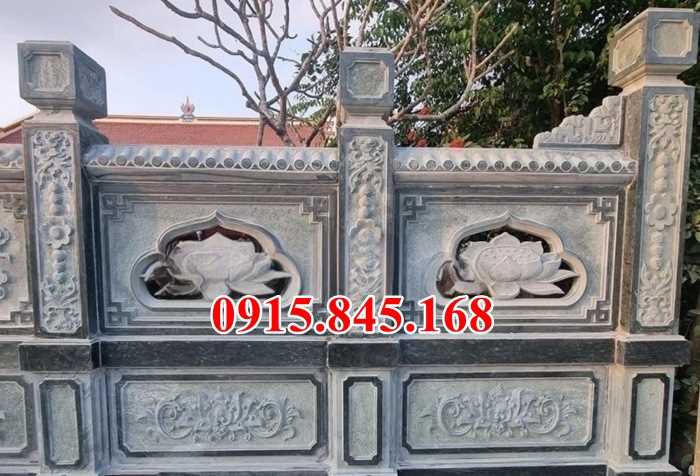 Mẫu lan can đá xanh nghĩa trang đẹp bán Tiền Giang