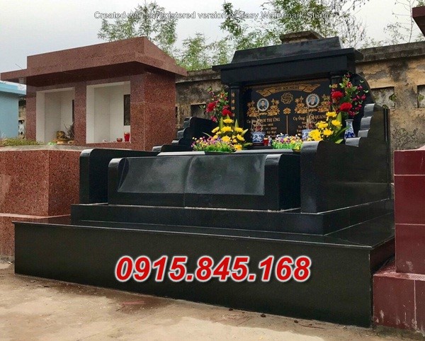 Mẫu mộ đá cao cấp một mái đẹp tại Tiền Giang - 24.04.2024