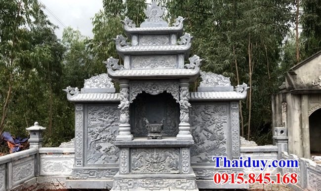 Thiết kế 11 lăng đá ninh bình nguyên khối thờ chung nghĩa trang khu lăng mộ đẹp bán tại Sơn La