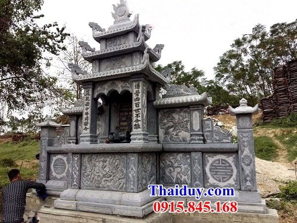 Thiết kế 11 lăng đá thờ chung đẹp Sơn La