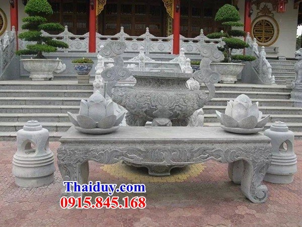 Thiết kế 12 bàn thờ đá nguyên khối hiện đại đẹp nhất tại Hà Giang