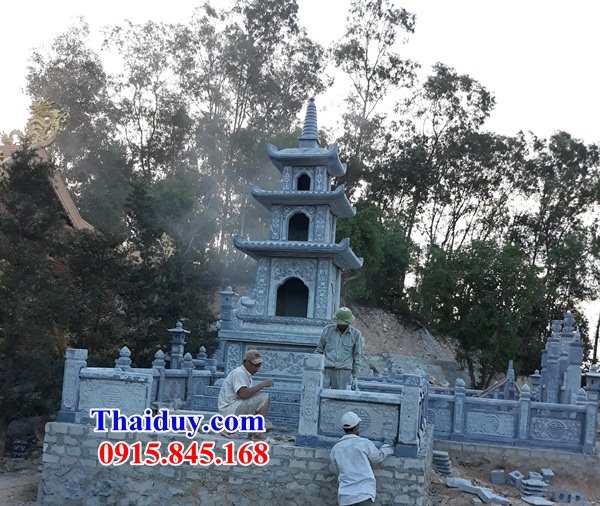 Thiết kế 48 tháp mộ đá đẹp bán tại Lào Cai