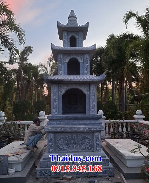 Thiết kế mộ tháp bằng đá mỹ nghệ Ninh Bình đẹp