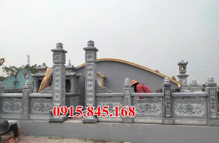 13+ Tường rào khu lăng mộ đá nguyên khối đẹp - 4