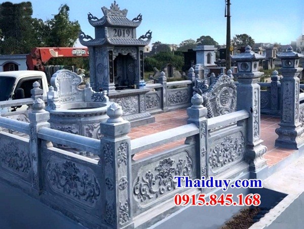 Tường hàng rào lan can đá ninh bình tự nhiên nghĩa trang ba má đẹp bán tại Tiền Giang