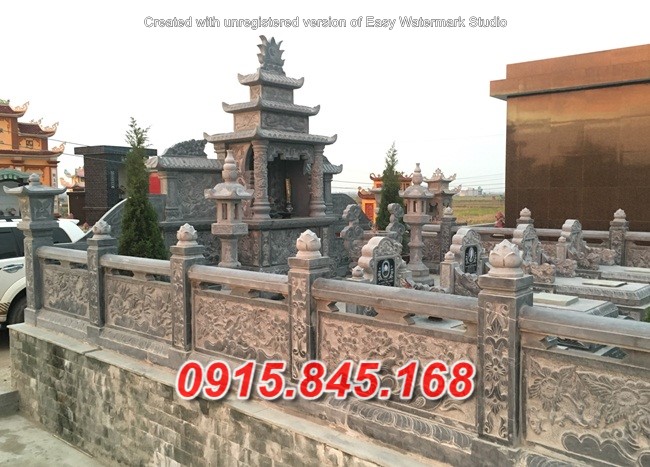 Tường rào đá lan can đẹp Tiền Giang