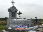 Xây 01 mộ đá công giáo đẹp bán Bắc Ninh