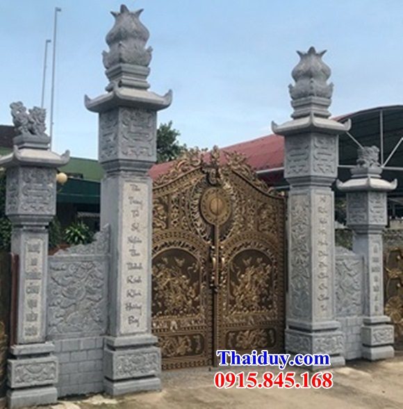 Xây 18 mẫu cổng đá đẹp nhất Tây Ninh