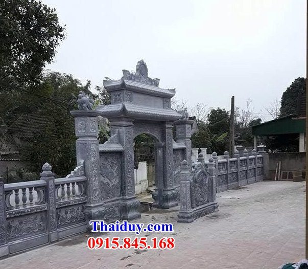 Xây 33 cổng chùa lăng mộ nghĩa trang bằng đá thanh hóa hiện đại đẹp bán quảng ngãi