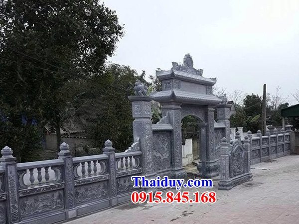 Xây 52 cổng đá thanh hóa cao cấp tứ trụ lăng mộ nghĩa trang đẹp nhất hà nam