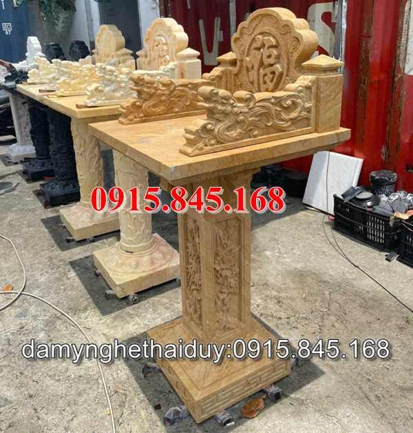 bàn đá thờ ngoài trời đẹp Quảng Bình20252