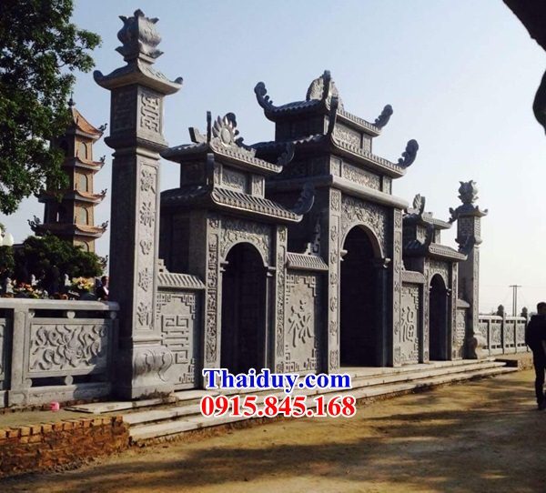 giá bán 37 cổng chùa đình đền miếu bằng đá xanh tự nhiên đẹp bán quảng trị