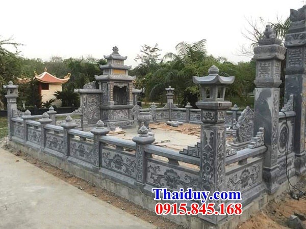 kích thước 67 lan can tường hàng rào nghĩa trang lăng mộ đá ninh bình đơn giản cao cấp đẹp nhất