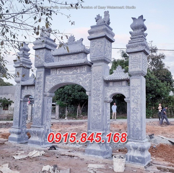 ninh bình 63+ cổng làng bằng đá đẹp