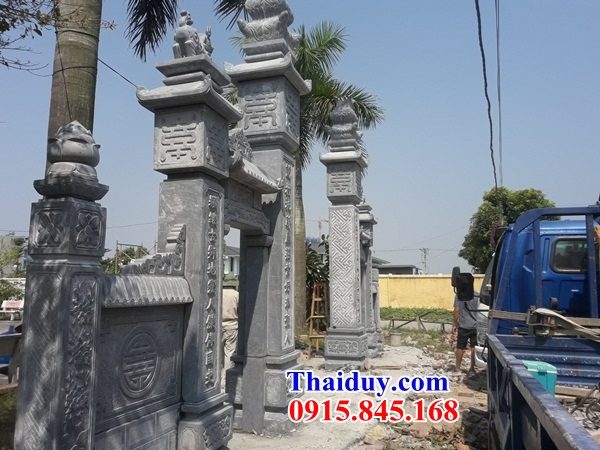 10 Cổng đá nhà thờ bằng đá tự nhiên nguyên khối chạm khắc tinh xảo tại Hà Nội