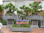 15 Chậu cảnh bonsai bằng đá xanh chạm khắc hoa văn tinh xảo bán tại Thái Nguyên