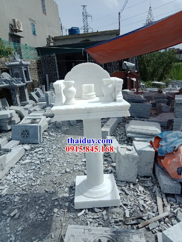 19 cây hương ngoài trời bằng đá tự nhiên đẹp thiết kế đơn giản