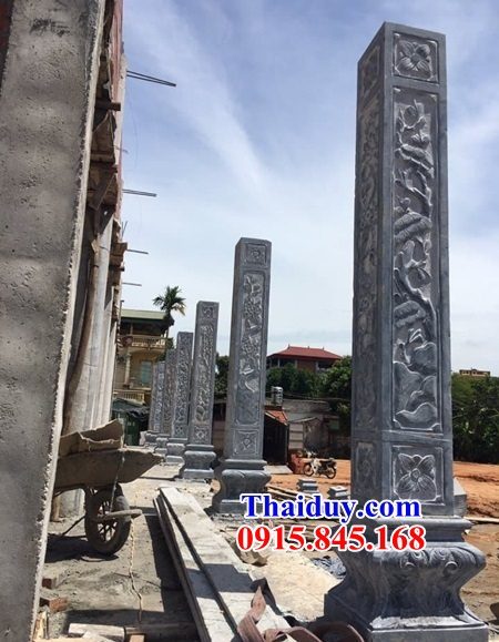 24 Cột đá nhà thờ bằng đá khối tự nhiên thiết kế hiện đại tại Sơn La