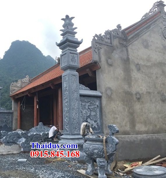 25 mẫu cột tròn bằng đá tự nhiên nguyên khối tại lào cai