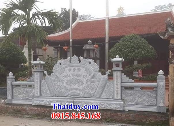 34 Cuốn thư nhà thờ bằng đá khối Ninh Bình thiết kế chuẩn phong thủy tại Đồng Nai