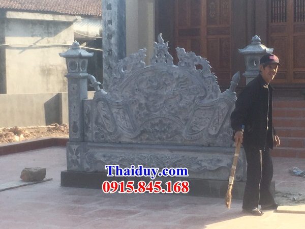 40 Cuốn thư nhà thờ bằng đá khối Thanh Hóa chạm khắc hoa văn tinh xảo giá tốt