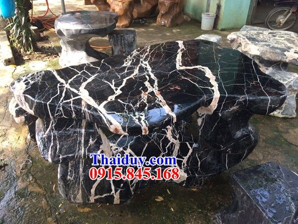 Bán báo giá 63 bộ bàn ghế đá đặt sân vườn kích thước phong thủy tại Quảng Trị