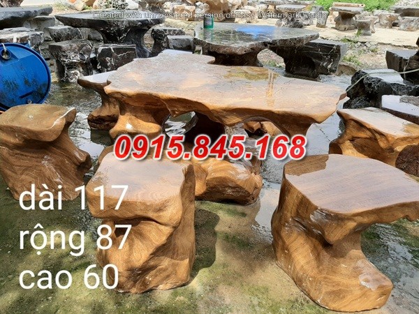 Top bộ bàn ghế đá sân vườn biệt thự giá rẻ tại Thừa Thiên Huế 01
