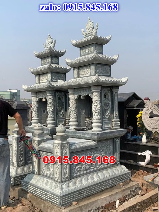 mộ ông bà bố mẹ gia đình dòng họ bằng đá, mộ song thân phu thê vợ chồng đá khối, mộ đôi tròn đơn giản không có mái đao che, mộ tam cấp tháp lục giác đá granite hoa cương, giá bán mộ đá để thờ tro cốt, hung hỏa địa táng, cuốn thư đá lăng mộ nghĩa trang gia đình, cổng tam quan tứ trụ nhà mồ, lan can tường rào đá chạm mỹ nghệ điêu khắc, thiết kế khuôn viên lăng mộ dòng họ gia tộc,