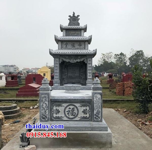 11 lăng mộ đá ba mái đơn giản đẹp tại Hà Tĩnh