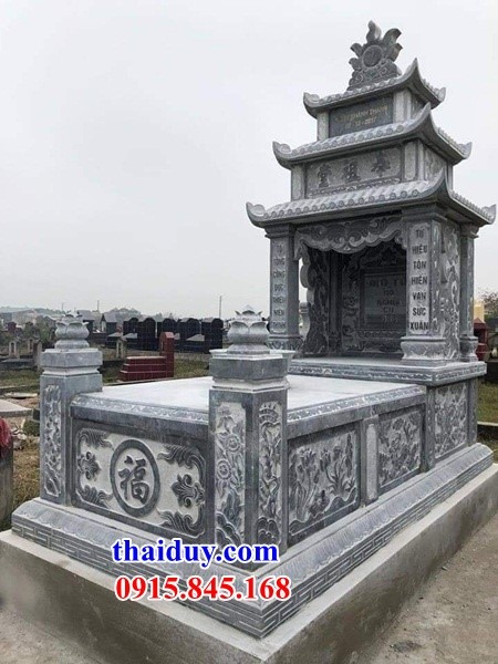 15 mẫu lăng mộ đá ba mái đẹp tại Tuyên Quang