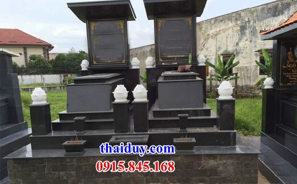 15 mẫu lăng mộ không mái bằng đá kim sa sang trọng cao cấp tại Lâm Đồng