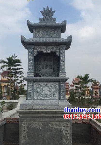 20 mẫu lăng mộ đá mỹ nghệ hai mái tại Quảng Ninh
