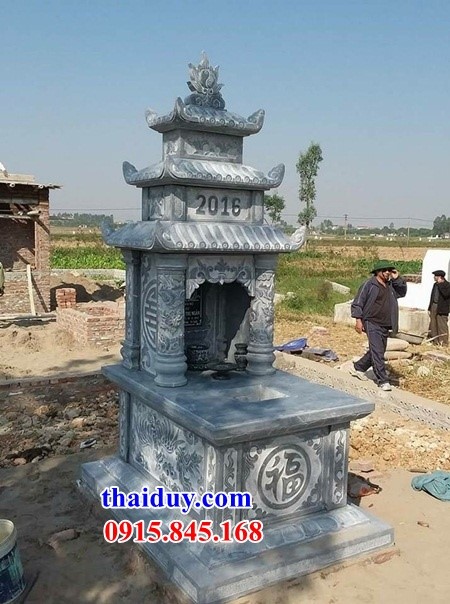 22 lăng mộ đơn bằng đá kích thước phong thủy ba mái đẹp nhất tại Bình Thuận