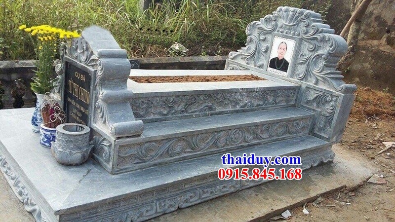25 mẫu lăng mộ bằng đá mỹ nghệ không mái đơn giản hiện đại tại Thái Bình