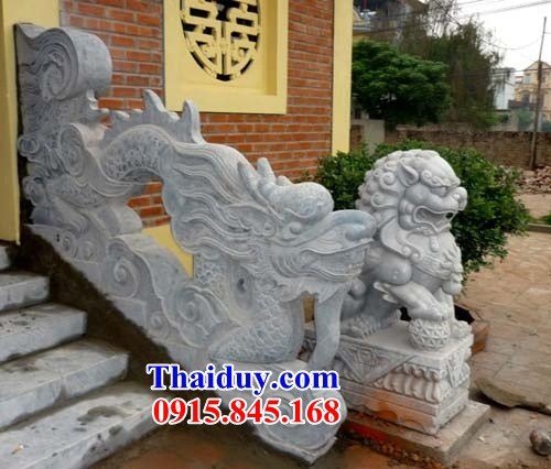 26 rồng bậc thềm tổ đường dòng tộc bằng đá Ninh Bình cao cấp bán tại Đồng Nai