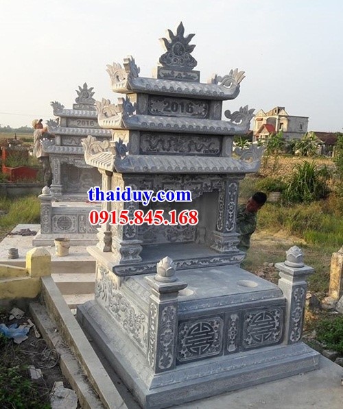 27 mẫu lăng mộ đôi gia đình ba đao bằng đá mỹ nghệ Ninh bình tại Bắc Giang
