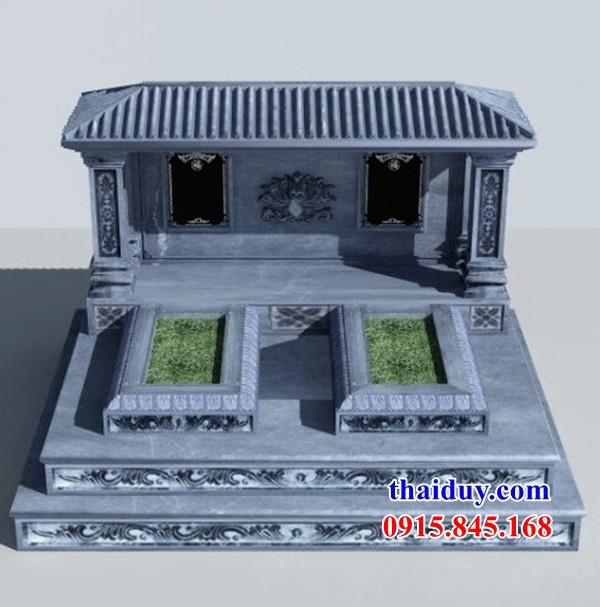 32 bản thiết kế mộ đá một mái đẹp tại Lạng Sơn
