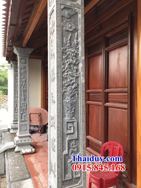 52 cột đá nhà gỗ chạm khắc hoa văn đẹp nhất hiện nay tại Bình Thuận