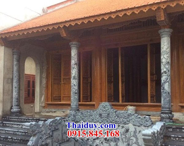 52 cột đá nhà gỗ đẹp nhất hiện nay tại Bình Thuận