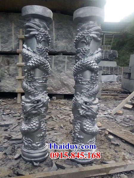 54 cột hiên đình chùa bằng đá tại Đắk Lắk