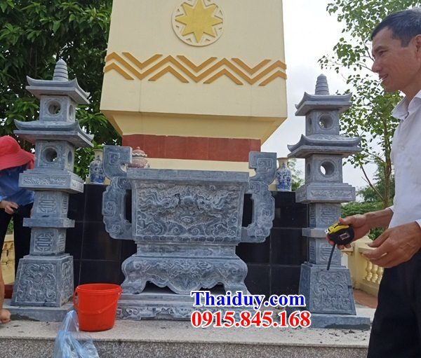 60 mẫu lư hương lăng mộ khu tưởng niệm bằng đá tự nhiên cao cấp tại Thái Nguyên