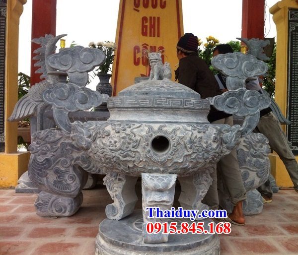 61 mẫu lư hương khu di tích đài tưởng niệm bằng đá tại Tuyên Quang