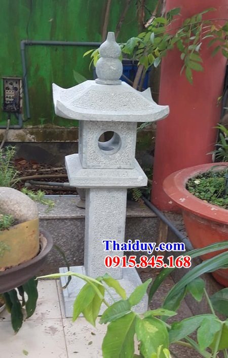 64 đèn đá xanh chạm khắc tinh xảo trang trí sân vườn tại Ninh Bình