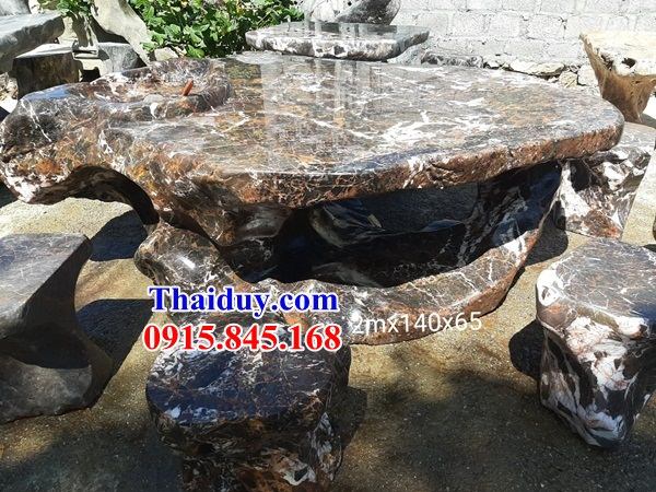 72 địa chỉ bán bộ bàn ghế bằng đá tự nhiên phong thủy tại Khánh Hòa