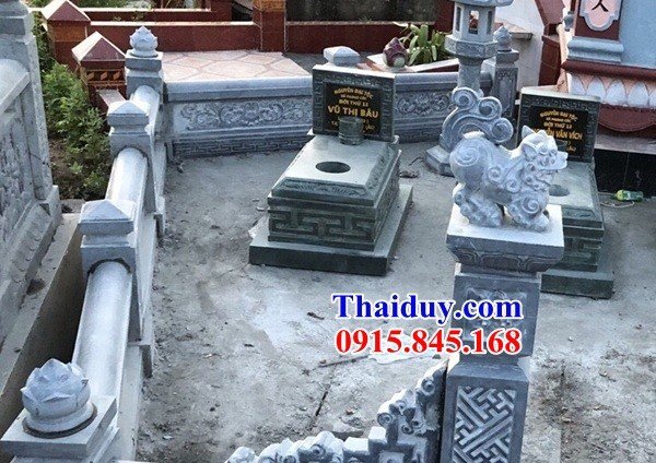 Bán báo giá 27 nghê đầu cột khu lăng mộ bằng đá liền khối tự nhiên tại Phú Yên
